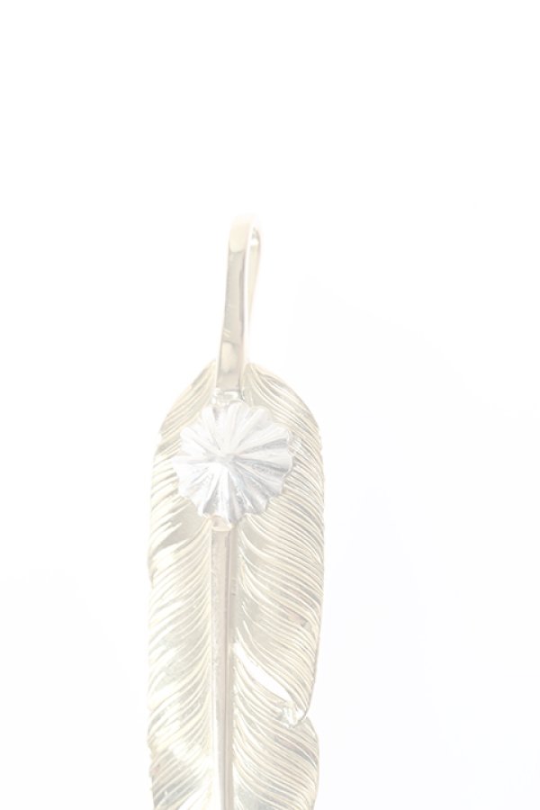 画像2:  {SOLD} Taro Washimi タロウ ワシミ 鷲見太郎 M K18 feather01 / concho pendant {-BJA}  :WT-202011-13-F  (2)