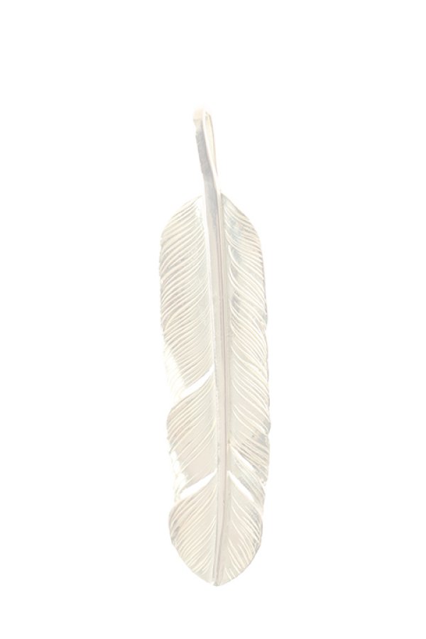 画像4:  {SOLD} Taro Washimi タロウ ワシミ 鷲見太郎 M K18 feather01 / concho pendant {-BJA}  :WT-202011-13-F  (4)