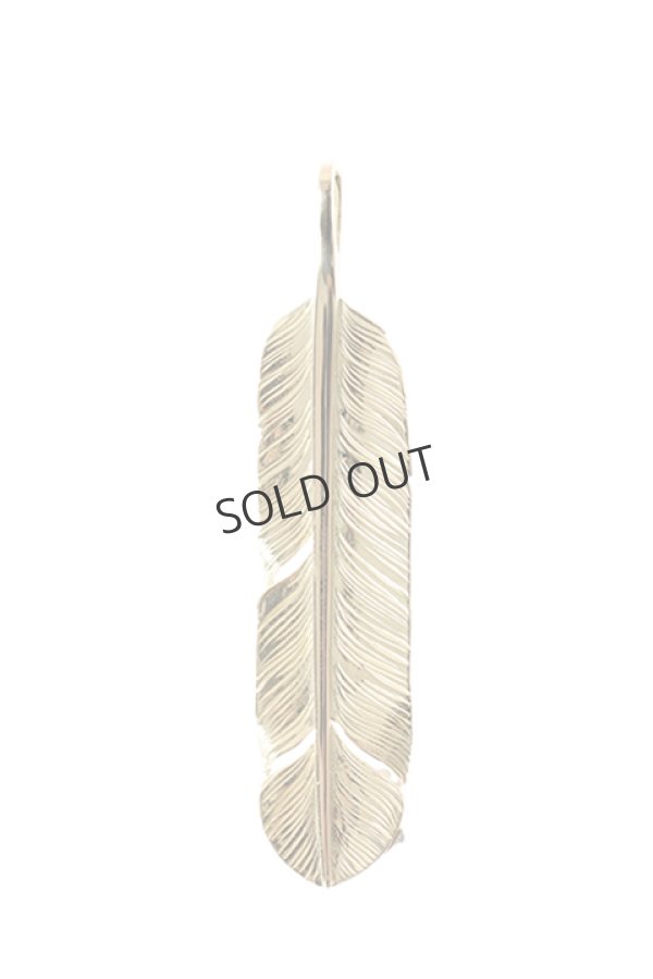 画像4: {SOLD}Taro Washimi タロウ ワシミ 鷲見太郎 M K18 feather02 / arabesque eagle pendant{-BJA} (4)