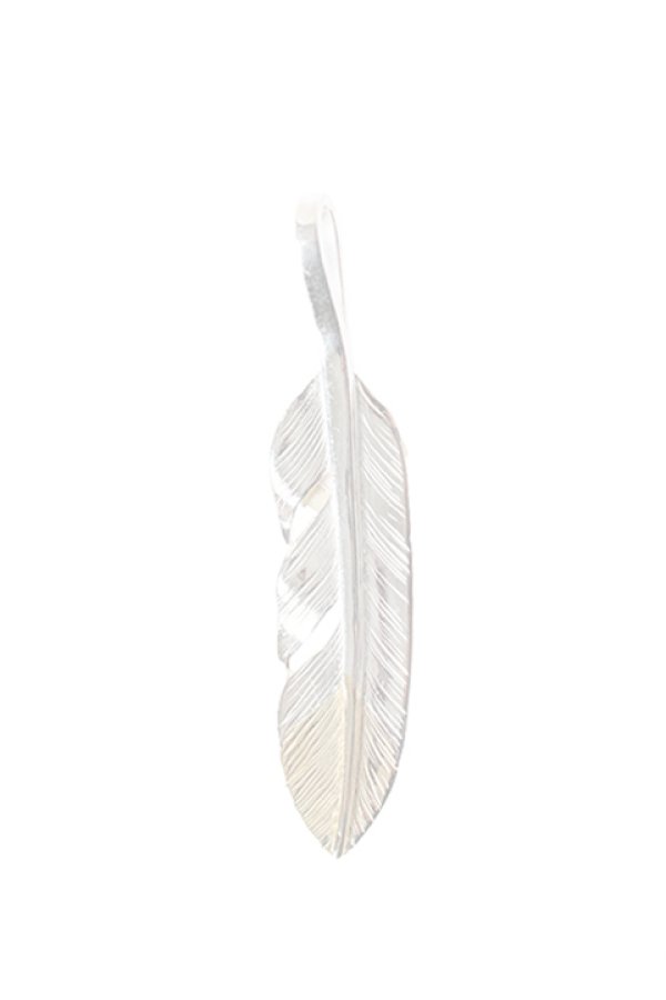 画像4:  {SOLD} Taro Washimi タロウ ワシミ 鷲見太郎 S feather K18 top01 / S K18 flower metal pendant {-BJA}  :WT-202011-17-F  (4)