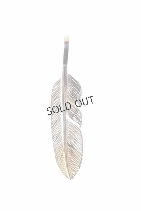 画像4: {SOLD}Taro Washimi タロウ ワシミ 鷲見太郎 S feather K18 top02 / S K18 flower metal pendant{-BJA} (4)
