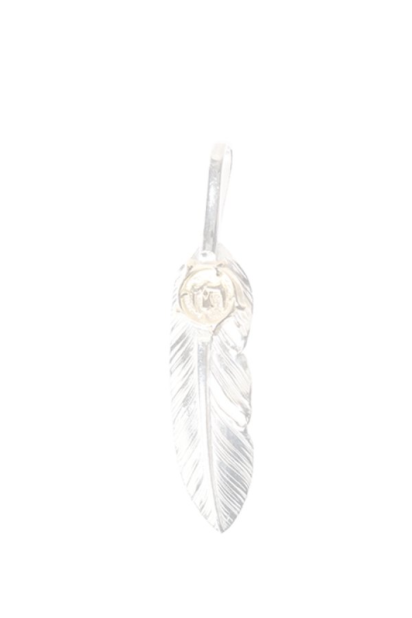 画像1:  {SOLD} Taro Washimi タロウ ワシミ 鷲見太郎 S feather01 / arabesque K18 eagle pendant {-BJA}  :WT-202011-19-F  (1)