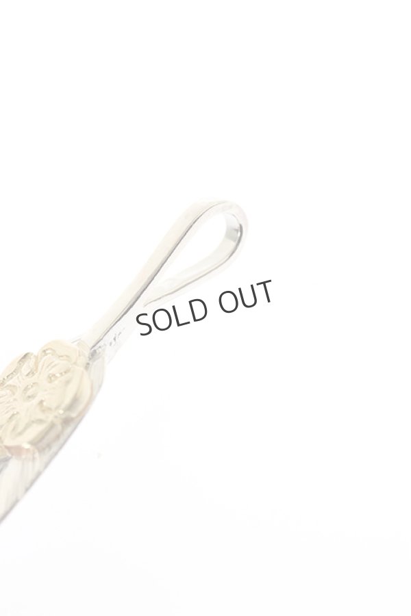 画像3: {SOLD}Taro Washimi タロウ ワシミ 鷲見太郎 S feather02 / S K18 flower metal pendant{-BJA} (3)