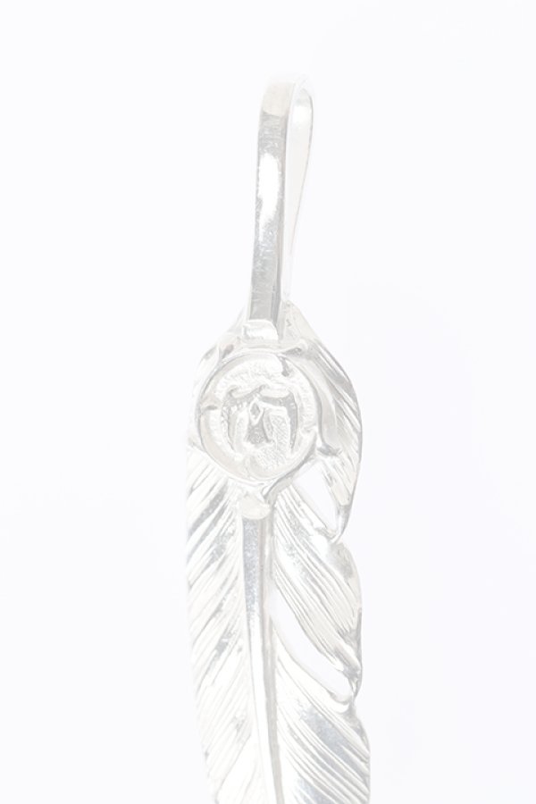 画像2:  {SOLD} Taro Washimi タロウ ワシミ 鷲見太郎 S feather01 / arabesque eagle / SILVER / pendant {-BJA}  :WT-202011-23-F  (2)