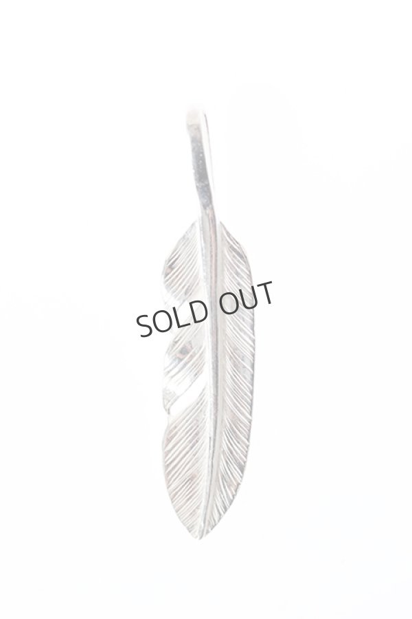 画像4: {SOLD}Taro Washimi タロウ ワシミ 鷲見太郎 S feather01 / arabesque eagle / SILVER / pendant{-BJA} (4)