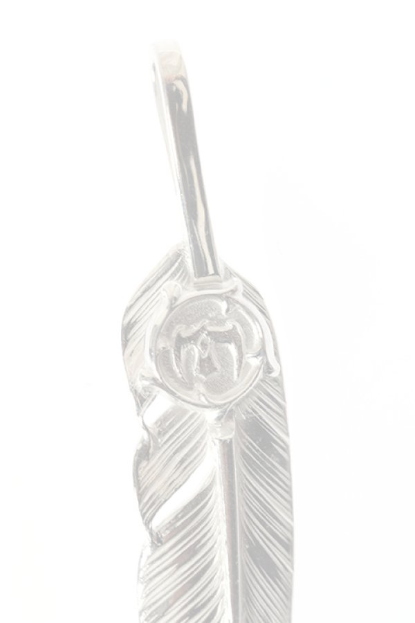 画像2:  {SOLD} Taro Washimi タロウ ワシミ 鷲見太郎 S feather02 / arabesque eagle / SILVER / pendant {-BJA}  :WT-202011-24-F  (2)