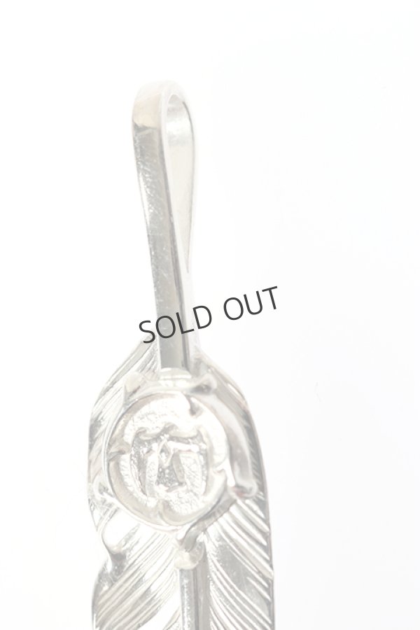 画像3: {SOLD}Taro Washimi タロウ ワシミ 鷲見太郎 S feather02 / arabesque eagle / SILVER / pendant{-BJA} (3)