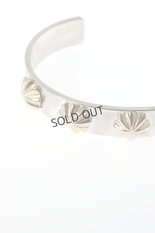画像3: {SOLD}Taro Washimi タロウ ワシミ 鷲見太郎 M plain bangle10 / concho {-BJA} (3)