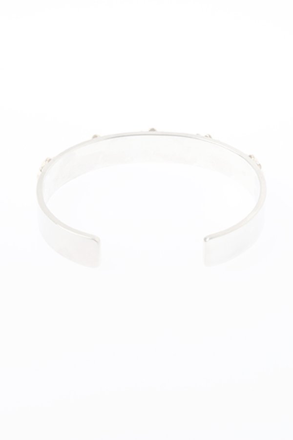 画像4:  {SOLD} Taro Washimi タロウ ワシミ 鷲見太郎 M plain bangle10 / concho  {-BJA}  :WT-202011-26-F  (4)