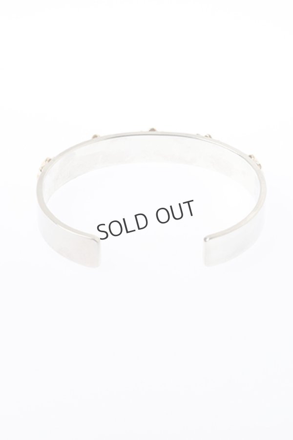 画像4: {SOLD}Taro Washimi タロウ ワシミ 鷲見太郎 M plain bangle10 / concho {-BJA} (4)