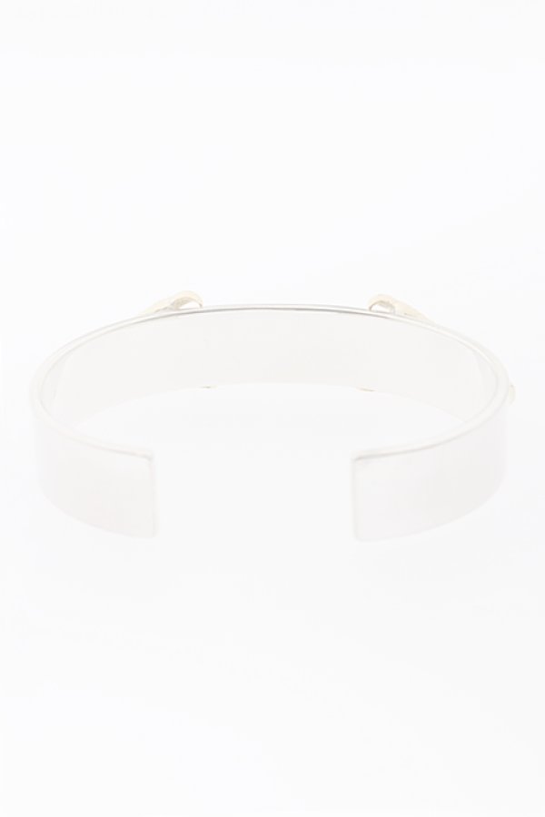 画像3:  {SOLD} Taro Washimi タロウ ワシミ 鷲見太郎 M plain bangle 12mm/eagle claw×2/TANZANITE {-BJA}  :WT-202011-30-F  (3)