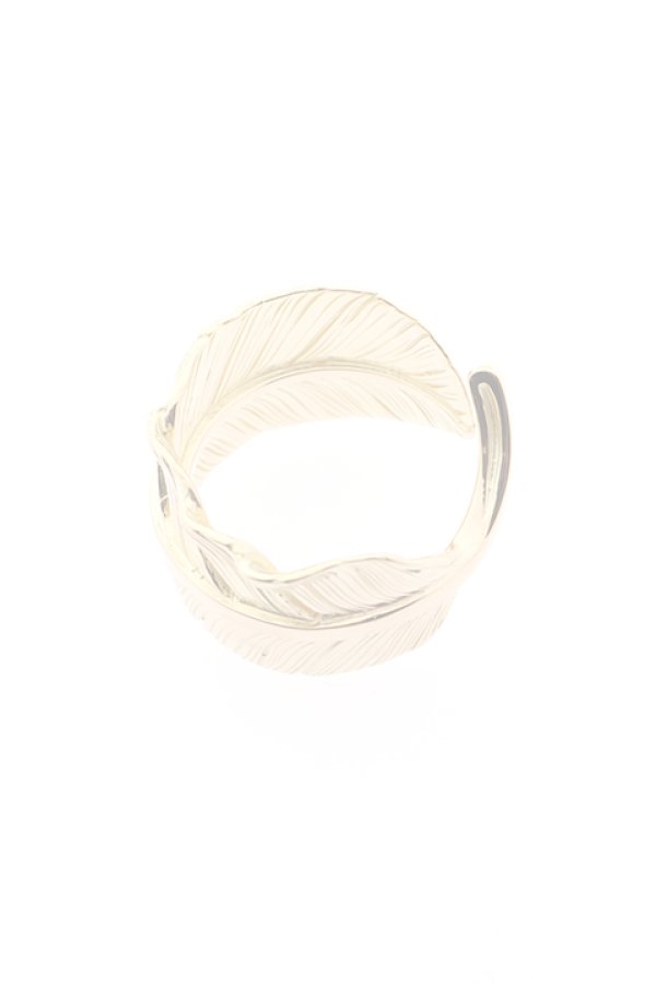画像5:  {SOLD} Taro Washimi タロウ ワシミ 鷲見太郎 L old K18 feather ring {-BJA}  :WT-202011-32-F  (5)