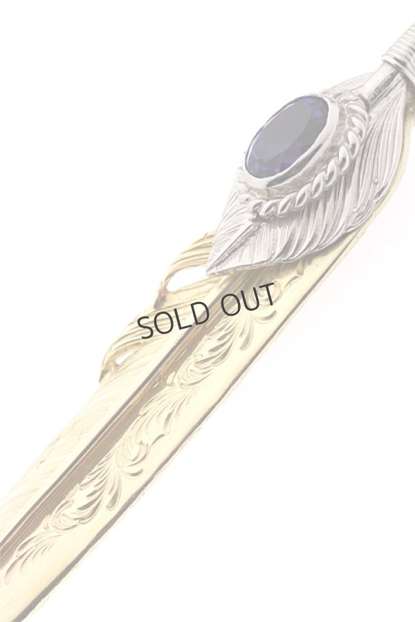 画像5: {SOLD}Taro Washimi タロウ ワシミ 鷲見太郎 L K18 arabesque flight feather02 / TANZANITE / pendant{-BJA} (5)