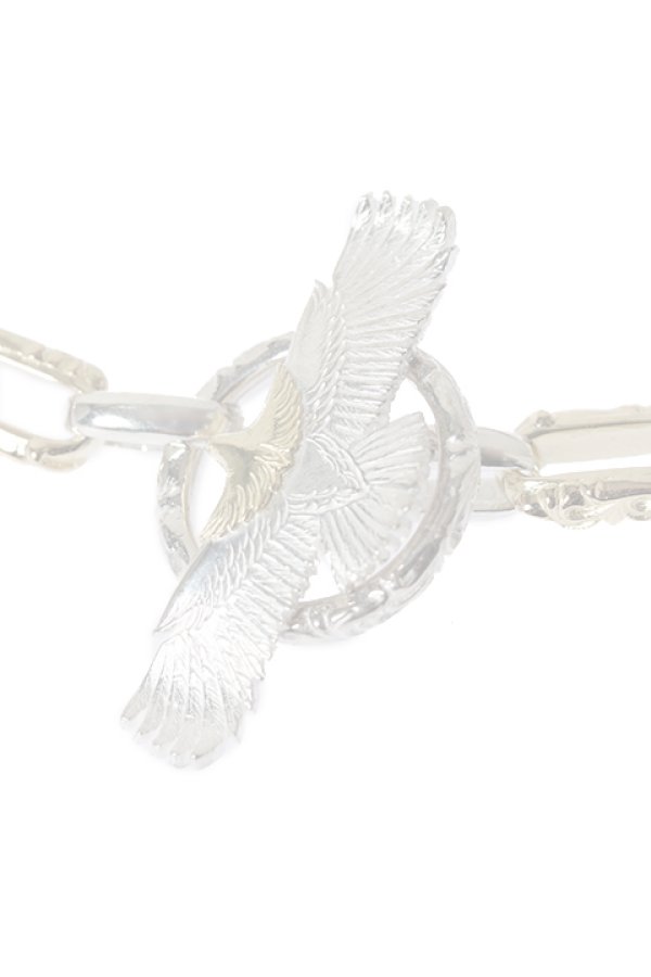 画像4:  {SOLD} Taro Washimi タロウ ワシミ 鷲見太郎 eagle eg-04 / K18・925 SV K18 bracelet {-BAS}  :WT-202101-02-F  (4)