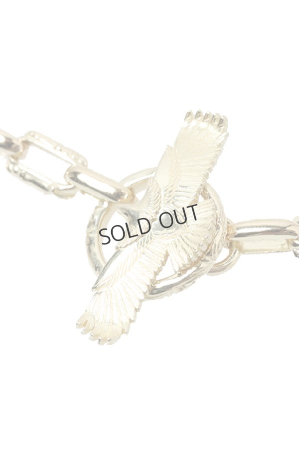 画像4: {SOLD}Taro Washimi タロウ ワシミ 鷲見太郎 【19.6cm】eagle eg-04/K18 bracelet{-BAS} (4)