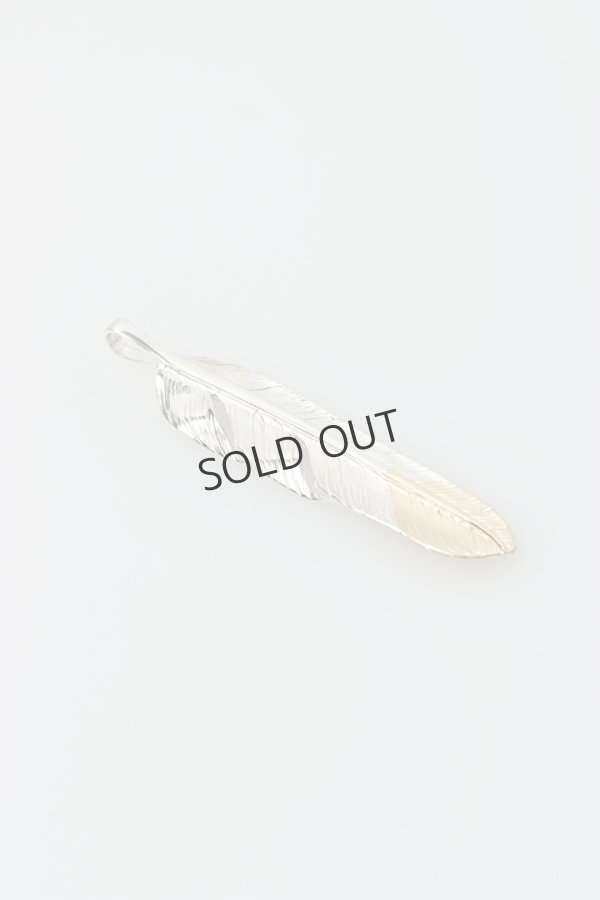 画像3: {SOLD}Taro Washimi タロウ ワシミ 鷲見太郎 M flight feather K18 top 01{-BAS} (3)