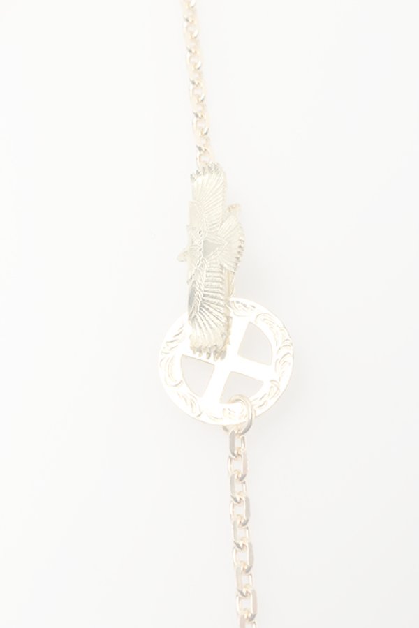 画像2:  {SOLD} Taro Washimi タロウ ワシミ 鷲見太郎 medicine wheel/eagle eg-05/18k yellow gold chain 50cm {-BAS}  :WT-202103-11-F  (2)