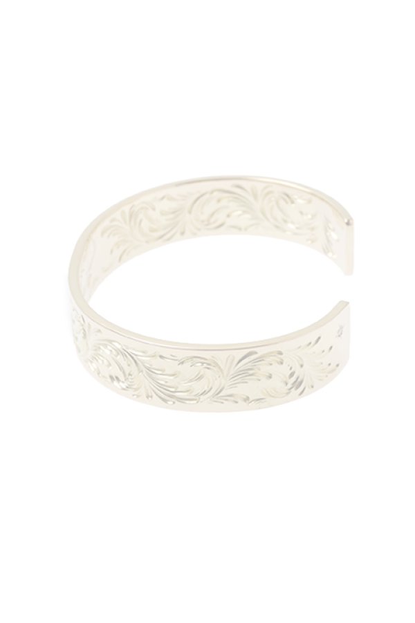 画像2:  {SOLD} Taro Washimi タロウ ワシミ 鷲見太郎 M K20 plain bangle 12mm / diamond1.8mm {-BAS}  :WT-202104-01-F  (2)