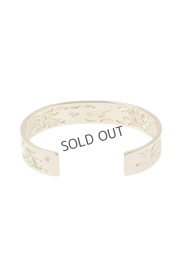 画像3: {SOLD}Taro Washimi タロウ ワシミ 鷲見太郎 M K20 plain bangle 12mm / diamond1.8mm{-BAS} (3)