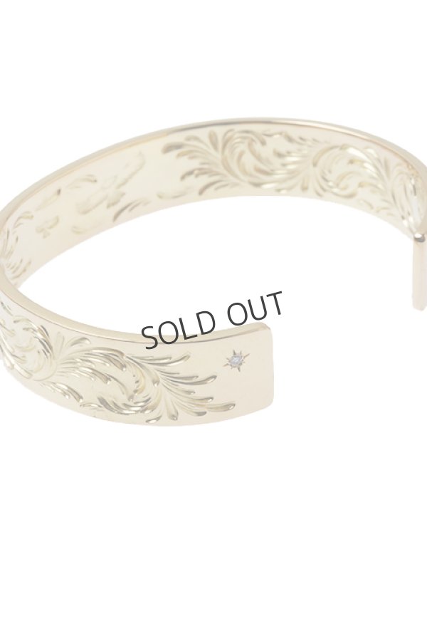 画像5: {SOLD}Taro Washimi タロウ ワシミ 鷲見太郎 M K20 plain bangle 12mm / diamond1.8mm{-BAS} (5)
