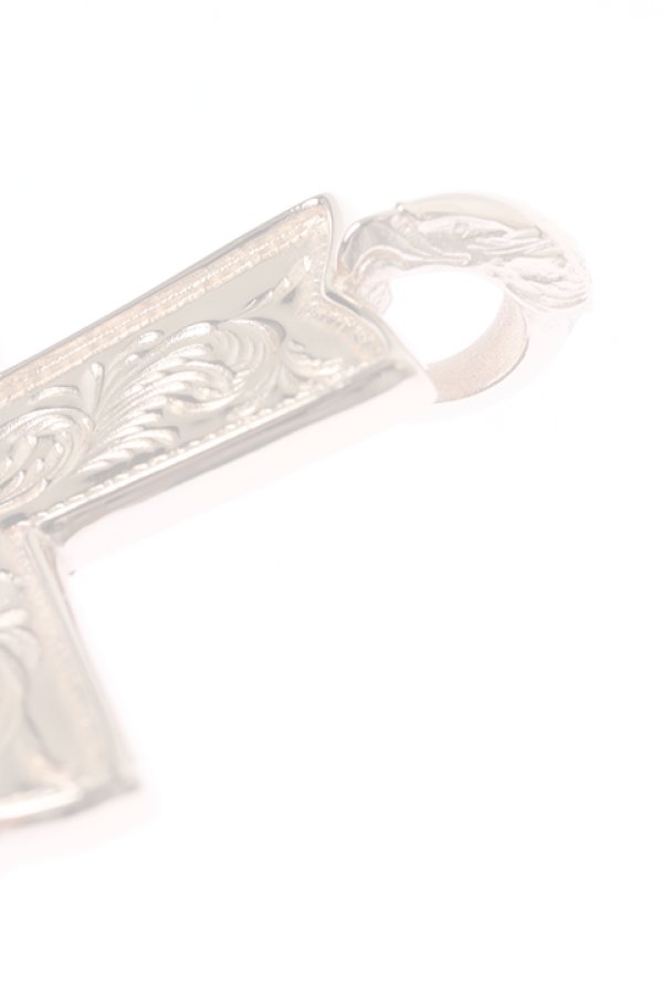 画像3:  {SOLD} Taro Washimi タロウ ワシミ 鷲見太郎 K18 PG arabesque cross / diamond 2mm {-BAS}  :WT-202105-02-F  (3)
