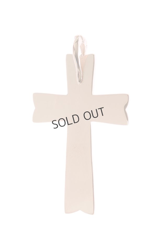 画像4: {SOLD}Taro Washimi タロウ ワシミ 鷲見太郎 K18 PG arabesque cross / diamond 2mm{-BAS} (4)