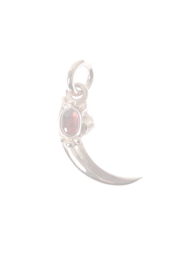 画像1:  {SOLD} Taro Washimi タロウ ワシミ 鷲見太郎 S PG K18 eagle claw single pendant 01/K18PG sazare cup/Cabochon GARNET {-BAA}  :WT-202107-01-F  (1)