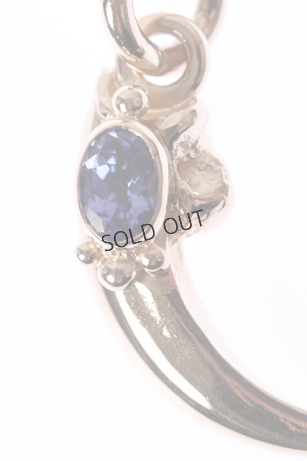 画像2: {SOLD}Taro Washimi タロウ ワシミ 鷲見太郎 S PG K18 eagle claw single pendant 01/K18PG sazare cup/TANZANITE{-BAA} (2)