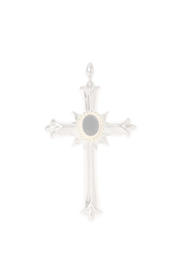 画像1:  {SOLD} Taro Washimi タロウ ワシミ 鷲見太郎 new cross pendant /ONYX6×8/6×8 K18 cup {-BAA}  :WT-202112-05-F  (1)