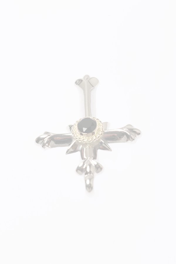 画像3:  {SOLD} Taro Washimi タロウ ワシミ 鷲見太郎 new cross pendant /ONYX6×8/6×8 K18 cup {-BAA}  :WT-202112-05-F  (3)