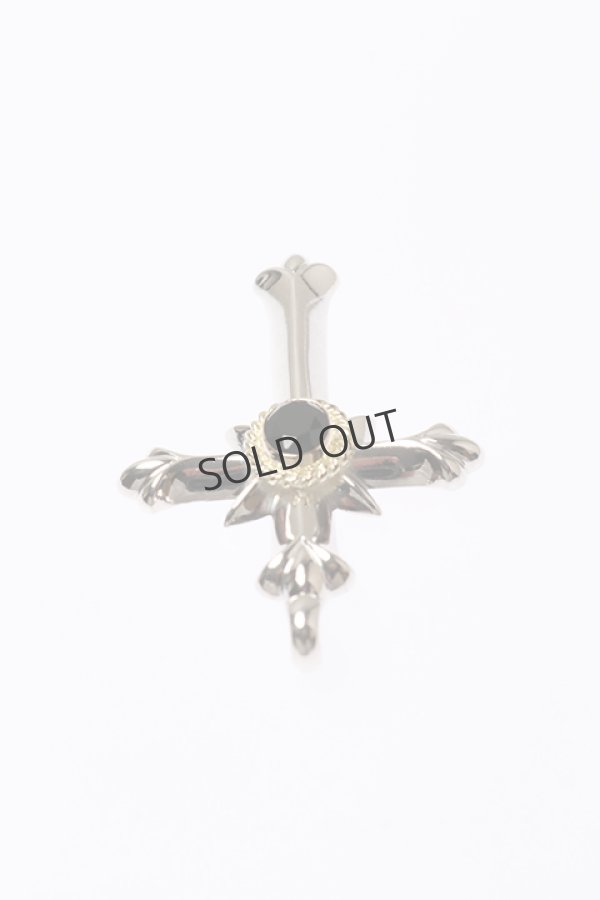 画像3: {SOLD}Taro Washimi タロウ ワシミ 鷲見太郎 new cross pendant /ONYX6×8/6×8 K18 cup{-BAA} (3)