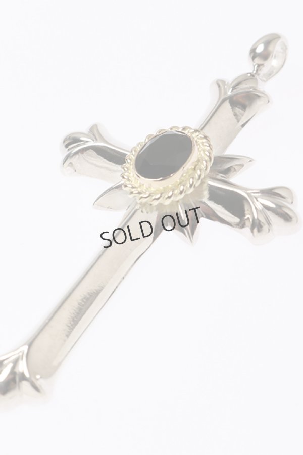 画像5: {SOLD}Taro Washimi タロウ ワシミ 鷲見太郎 new cross pendant /ONYX6×8/6×8 K18 cup{-BAA} (5)