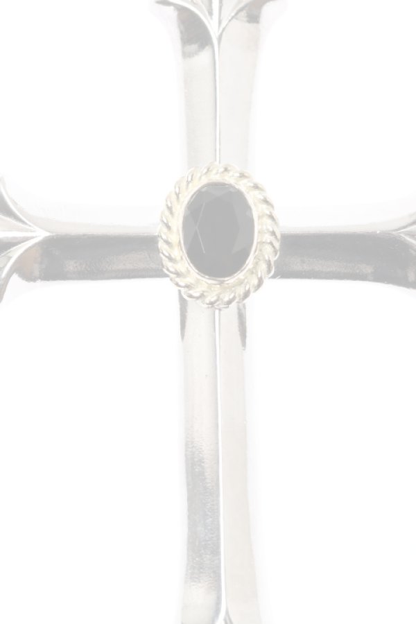 画像2:  {SOLD} Taro Washimi タロウ ワシミ 鷲見太郎 cross pendant/ONYX6×8/6×8 K18 cup {-BAA}  :WT-202112-06-F  (2)