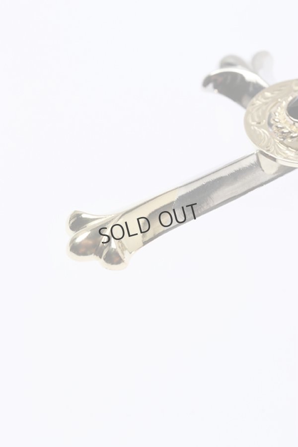 画像4: {SOLD}Taro Washimi タロウ ワシミ 鷲見太郎 cross K18 top pendant/唐草 K18 medicine wheel/ONYX/K18 cup{-BAA} (4)