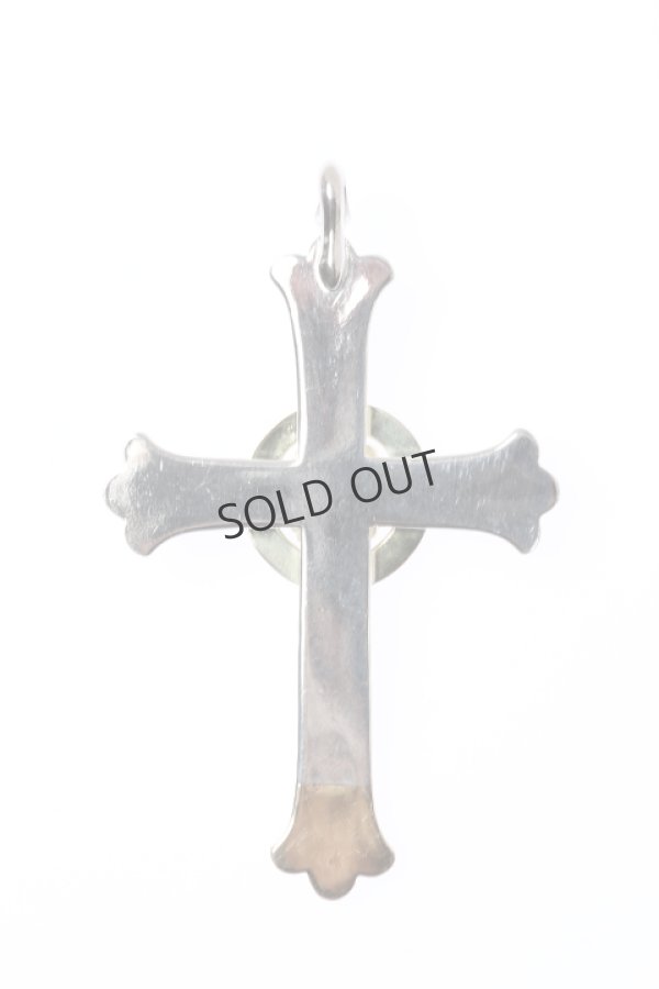 画像5: {SOLD}Taro Washimi タロウ ワシミ 鷲見太郎 cross K18 top pendant/唐草 K18 medicine wheel/ONYX/K18 cup{-BAA} (5)