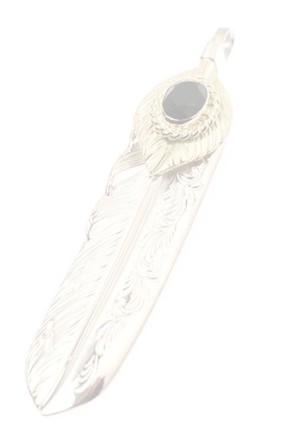 画像3:  {SOLD} Taro Washimi タロウ ワシミ 鷲見太郎 L arabesque flight feather02/L K18 flight heart feather02/ONYX6×8/6×8 K18 cup {-BAA}  :WT-202112-10-F  (3)