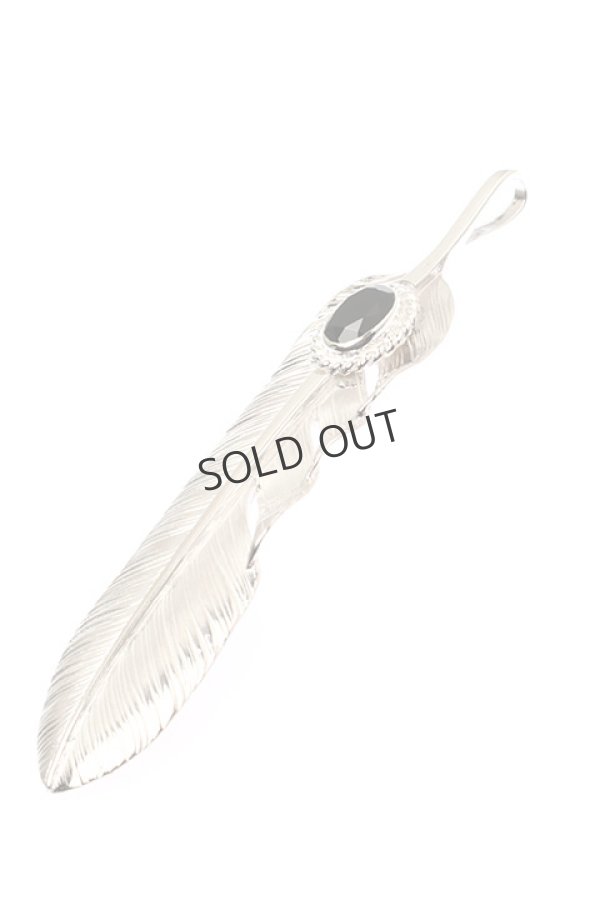 画像3: {SOLD}Taro Washimi タロウ ワシミ 鷲見太郎 L old feather 01/ONYX6×8/6×8 cup{-BAA} (3)