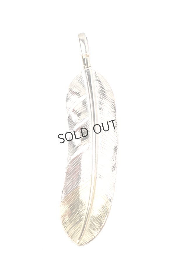 画像2: {SOLD}Taro Washimi タロウ ワシミ 鷲見太郎 L feather K18 top 01{-BAA} (2)