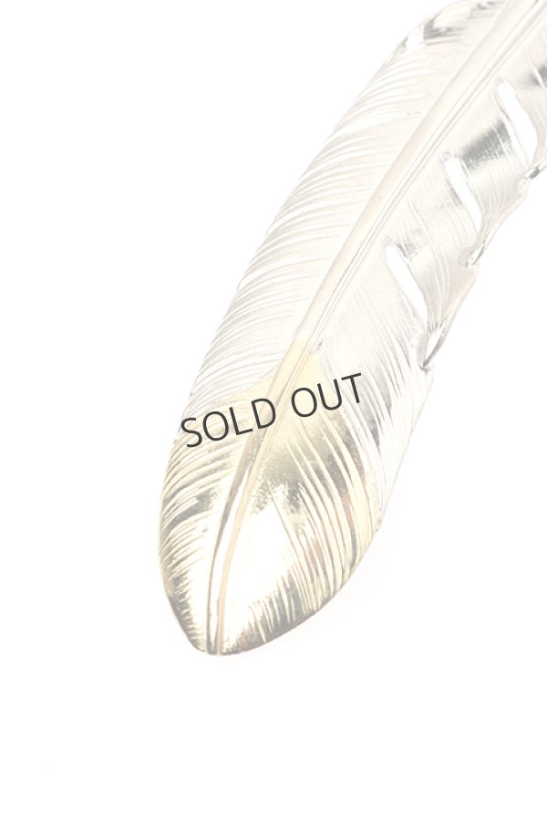 画像4: {SOLD}Taro Washimi タロウ ワシミ 鷲見太郎 L feather K18 top 01{-BAA} (4)