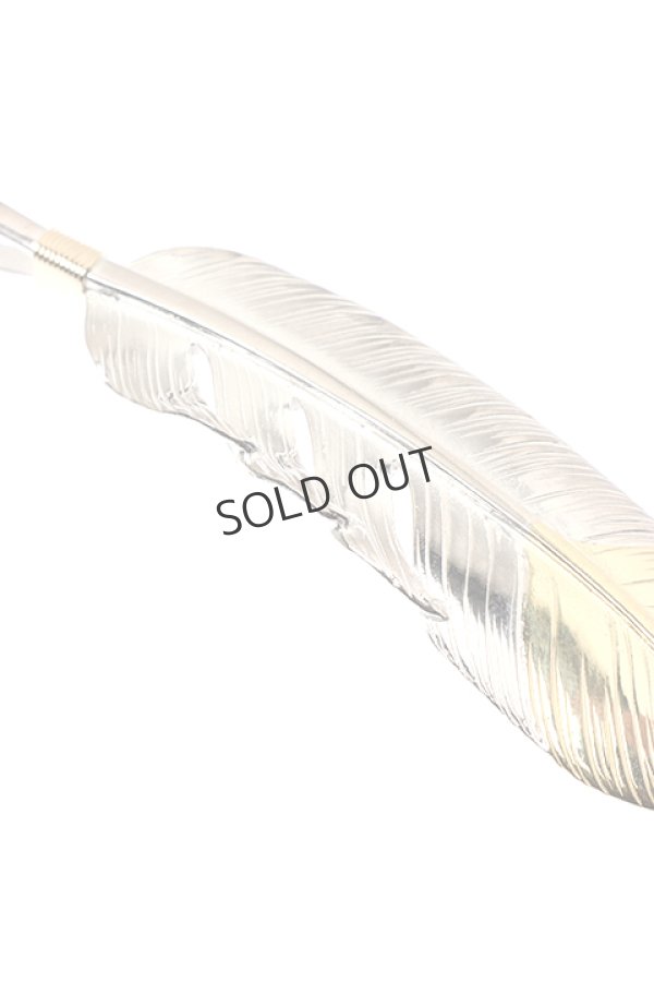 画像3: {SOLD}Taro Washimi タロウ ワシミ 鷲見太郎 L feather K18 top 02{-BAA} (3)