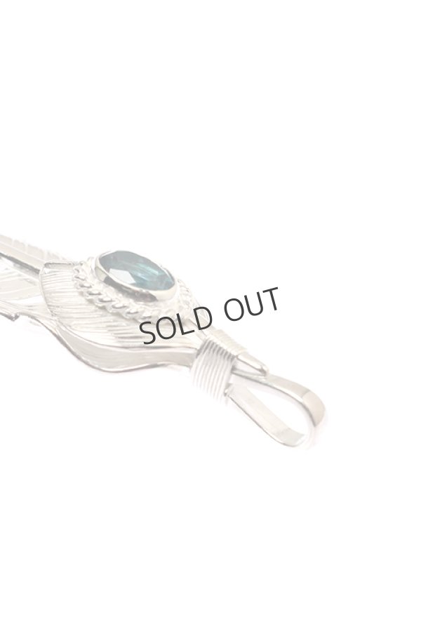 画像5: {SOLD}Taro Washimi タロウ ワシミ 鷲見太郎 L feather 01/L heart feather 01/rainbow topaz 6×8/6×8 cup{-BAA} (5)