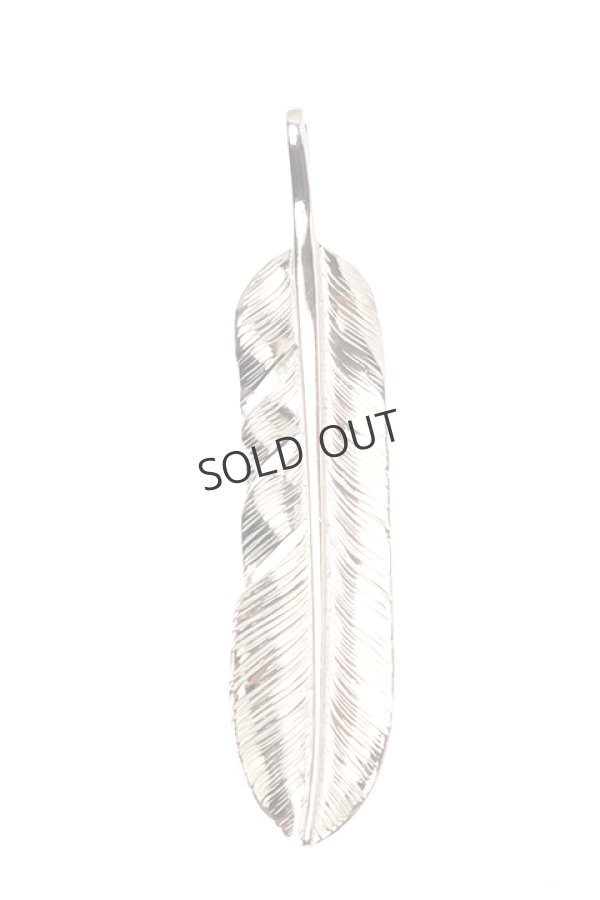 画像2: {SOLD}Taro Washimi タロウ ワシミ 鷲見太郎 L old feather 01/珊瑚 6×8/6×8 cup{-BAA} (2)