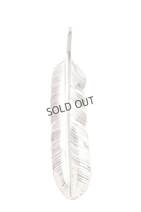 画像2: {SOLD}Taro Washimi タロウ ワシミ 鷲見太郎 L old feather 02/珊瑚 6×8/6×8 cup{-BAA} (2)