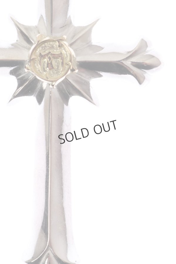 画像2: {SOLD}Taro Washimi タロウ ワシミ 鷲見太郎 new cross pendant/arabesque K18 eagle metal{-BAA} (2)