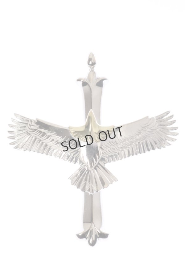 画像1: {SOLD}Taro Washimi タロウ ワシミ 鷲見太郎 cross pendant/eagle eg-02{-BAA} (1)