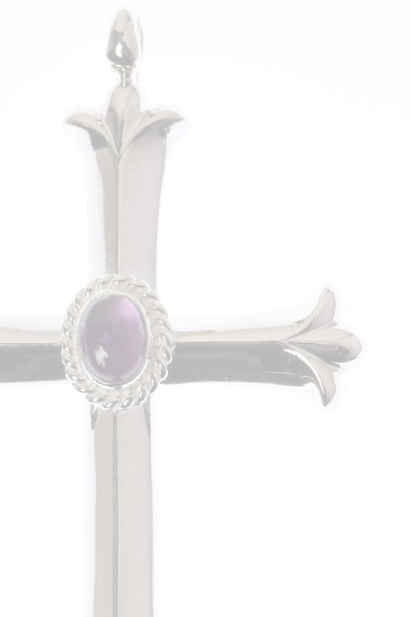 画像2:  {SOLD} Taro Washimi タロウ ワシミ 鷲見太郎 cross pendant/amethyst 6×8/6×8 cup {-BAA}  :WT-202112-25-F  (2)