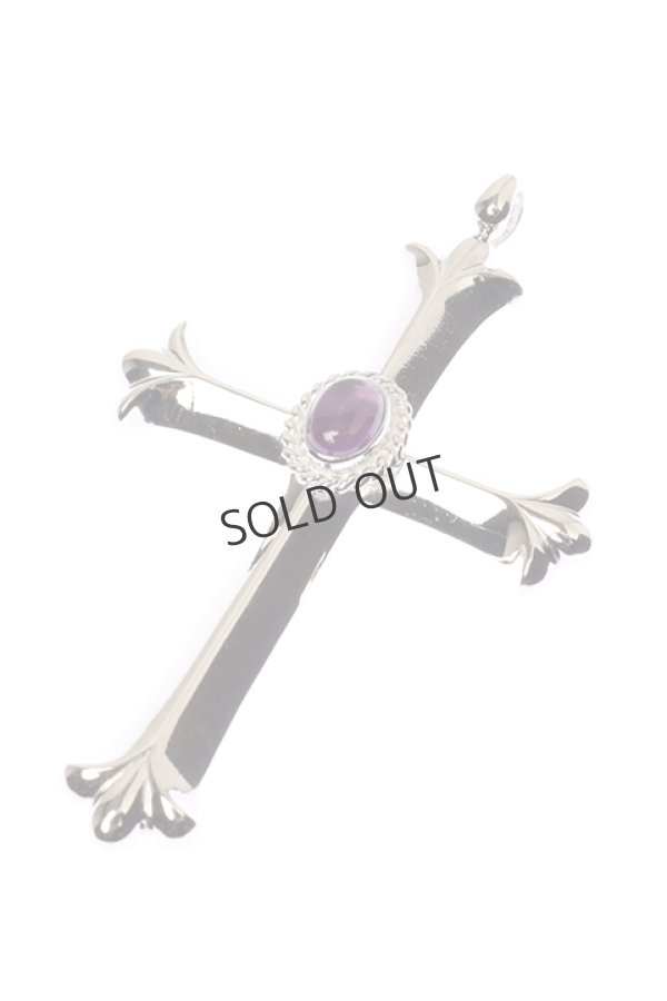 画像3: {SOLD}Taro Washimi タロウ ワシミ 鷲見太郎 cross pendant/amethyst 6×8/6×8 cup{-BAA} (3)