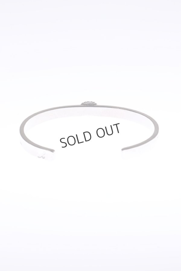 画像4: {SOLD}Taro Washimi タロウ ワシミ 鷲見太郎 M arabesque design 5mm bangle/opal 5×7/5×7 cup{-BAA} (4)