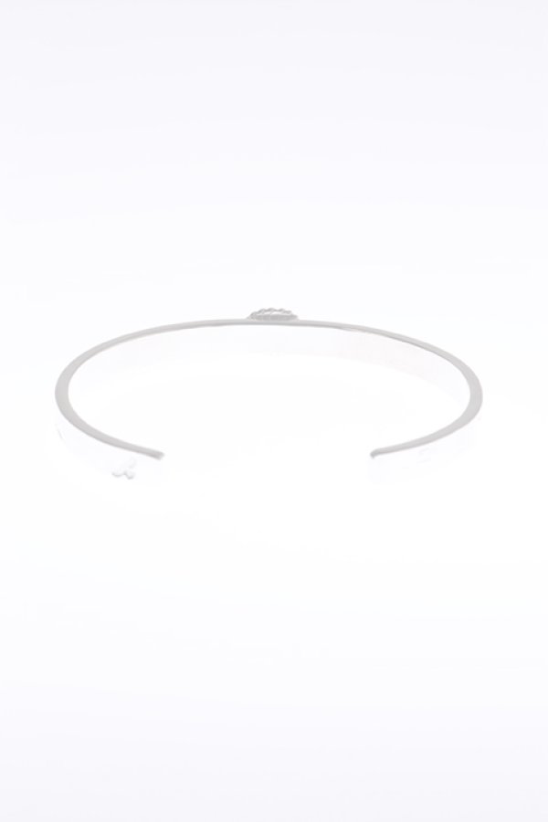 画像4:  {SOLD} Taro Washimi タロウ ワシミ 鷲見太郎 Ｍ arabesque design 5mm bangle/珊瑚 5×7/5×7 cup {-BAA}  :WT-202112-28-F  (4)