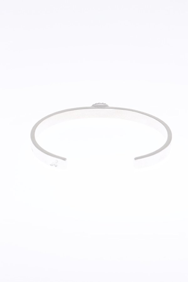 画像4:  {SOLD} Taro Washimi タロウ ワシミ 鷲見太郎 Ｍ arabesque design 5mm bangle/turquoise 5×7/5×7 cup {-BAA}  :WT-202112-29-F  (4)